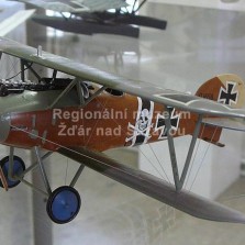 Model německého letadla (1. světová válka). Foto: Kamila Dvořáková