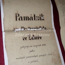 Kronika čtenářského spolku (1849). Foto: Kamila Dvořáková