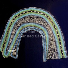 Paličkovaný límec. Foto: Kamila Dvořáková