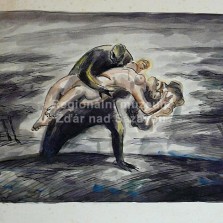 Grafika Jana Konůpka. Foto: Kamila Dvořáková