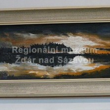 Miloslav Dvořák - obrazy. Foto: Kamila Dvořáková