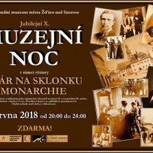 Plakát muzejní noci (Kamila Dvořáková)