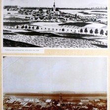 Město Žďár v letech 1848 a 1912. Foto: Kamila Dvořáková/Archiv RM