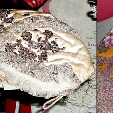 Křestní čepeček (karkulka) a šátek. Foto: Kamila Dvořáková