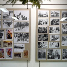 Dobové vánoční fotografie a pohlednice. Foto: Kamila Dvořáková