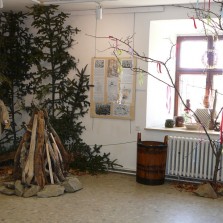 Místnost plná velikonočních zvyků a tradic. Foto: Kamila Dvořáková