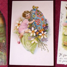 Velikonoční pohlednice (přelom 19. a 20. stol.). Foto: Kamila Dvořáková