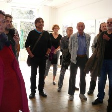 Návštěvníci naslouchají. Foto: Kamila Dvořáková