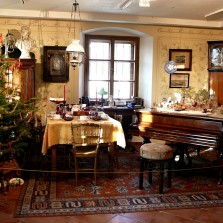 Měšťanský salón v době Vánoc. Foto: Kamila Dvořáková