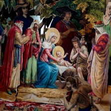 Detail betléma s Ježíškem. Foto: Kamila Dvořáková