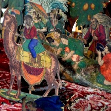 Detail betléma s velbloudem. Foto: Kamila Dvořáková