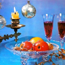 Vánoční pohlednice (80. léta 20. stol.). Foto: Kamila Dvořáková