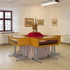 První místnost výstavy BUĎTE V OBRAZE. Foto: Kamila Dvořáková