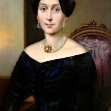 Anton Johann Ferenz, Podobizna ženy, březen 1850. Foto: Kamila Dvořáková