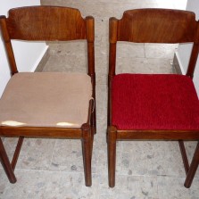 Stará a "nová" židle do výstavních prostor. Foto: Kamila Dvořáková