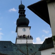 Věž kostela sv. Prokopa ve Žďáře nad Sázavou. Foto: Kamila Dvořáková