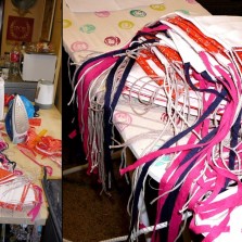 Hromady roušek pro zřizovatele muzea. Foto: Kamila Dvořáková