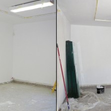 Vymalováno, leč neuklizeno. Foto: Kamila Dvořáková