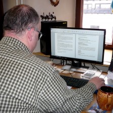 Práce kronikáře se nezastavila. Foto: Kamila Dvořáková