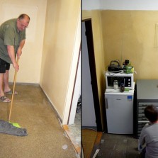 Dokončovací práce. Foto: Kamila Dvořáková