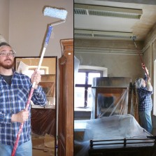 Mgr. Stanislav Mikule v pilné práci. Foto: Kamila Dvořáková