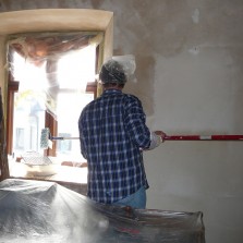 Historikové se stávají malíři. Foto: Kamila Dvořáková