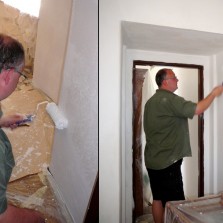 PhDr. Pavel Elbl malířem. Foto: Kamila Dvořáková