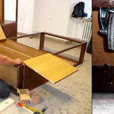 Staré vitríny dostaly nová kolečka. Foto: Kamila Dvořáková