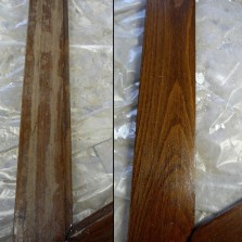 Před a po nátěru. Foto: Kamila Dvořáková