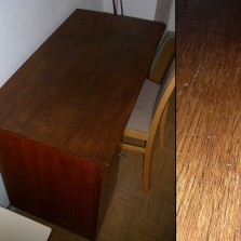 Nově natřený stůl. Foto: Kamila Dvořáková