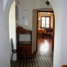 Původní podlaha v prvním patře Moučkova domu. Foto: Kamila Dvořáková
