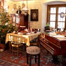 Moučkův dům v době Vánoc. Foto: Kamila Dvořáková