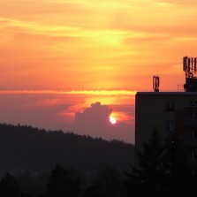Slunce se loučí. Foto: Kamila Dvořáková