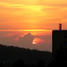Poslední kousek slunce. Foto: Kamila Dvořáková