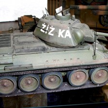 Sovětská tank T34/76 -  1. československý armádní sbor na východní frontě. Foto: Kamila Dvořáková
