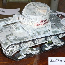 Sovětský tank T-26 s věží BT-2. Foto: Kamila Dvořáková