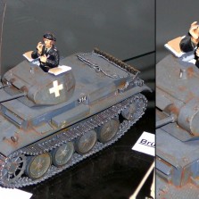 Německý tank Panzer I. a jeho detail. Foto: Kamila Dvořáková