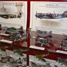Francouzská, britská a sovětská letadla. Foto: Kamila Dvořáková