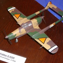 Prototyp nizozemského letounu Fokker D-XXIII. Foto: Kamila Dvořáková