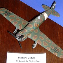 Italský stíhací letoun Macchi C.200. Foto: Kamila Dvořáková