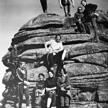 Zaměstnanci ŽĎASu na rekreaci. Foto: Archiv rodiny Dvořákových