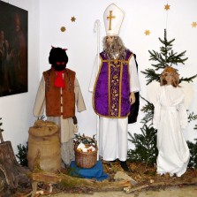 Svatý Mikuláš s andělem a čertem. Foto: Kamila Dvořáková
