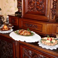 Vánoční pokrmy měšťanstva. Foto: Kamila Dvořáková
