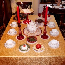 Sváteční stolování. Foto: Kamila Dvořáková