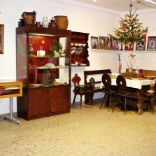 Druhá místnost výstavy VÁNOČNÍ ČAS. Foto: Kamila Dvořáková