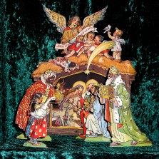 Detail betléma se svatou rodinou a Třemi králi. Foto: Kamila Dvořáková