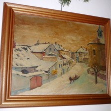 Zimní Žďár od Josefa Kosinky – tehdy ještě býval sníh. Foto: Kamila Dvořáková