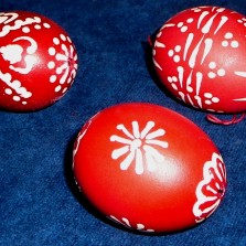 Vajíčka ve výslužce byla nejčastěji červená. Foto: Kamila Dvořáková