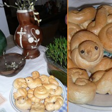 Jidášky – obřadní pokrm Květné neděle. Foto: Kamila Dvořáková