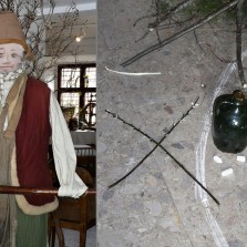 Ochranu hledačů pokladů měly zajistit křížky z posvěcených kočiček, kruh namalovaný tříkrálovou křídou, svěcená voda, nebo modlitby a zaříkávadla. Foto: Kamila Dvořáková